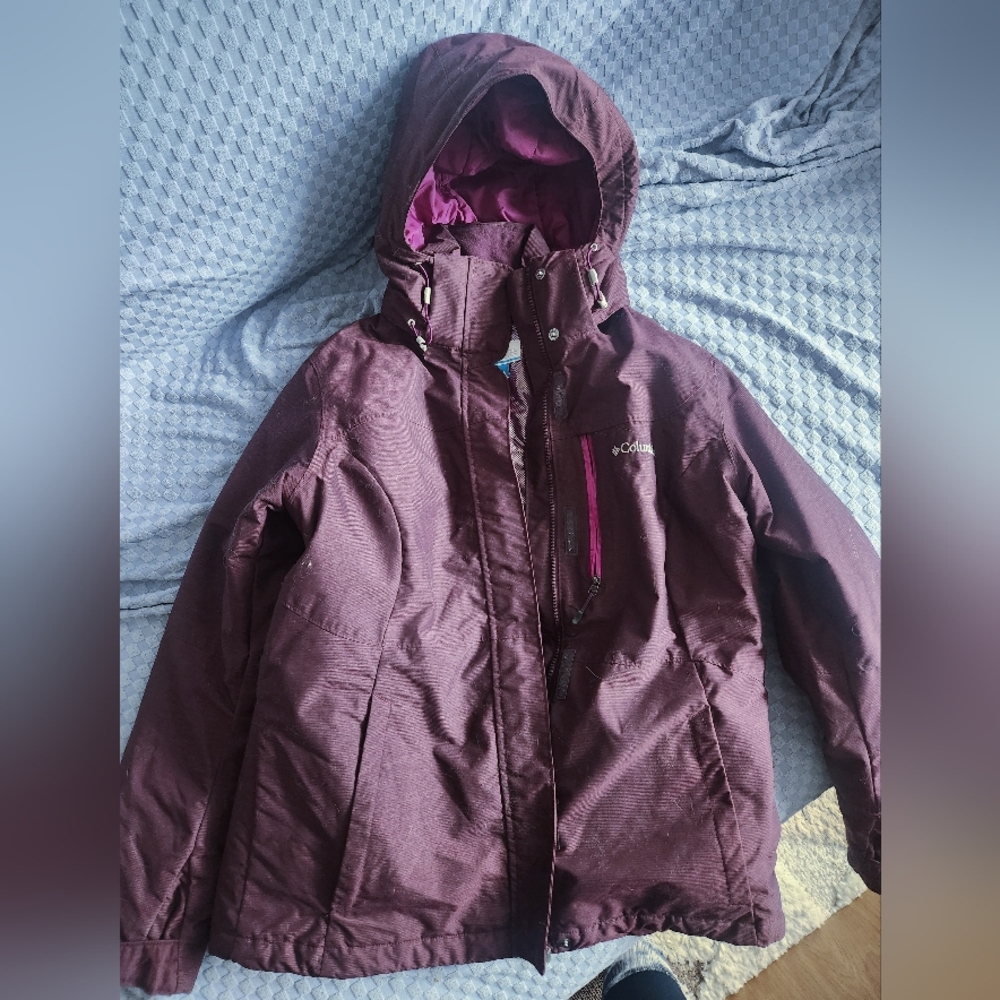 Columbia purple ski jacket